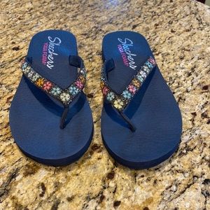 Skechers Meditation Sandal Flip Flops Yoga Foam